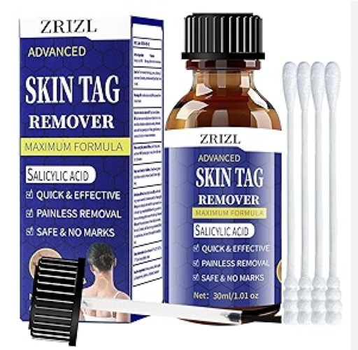 Zrizl Advanced Skin Tag Remover 30mL 1.01 oz Max Formula