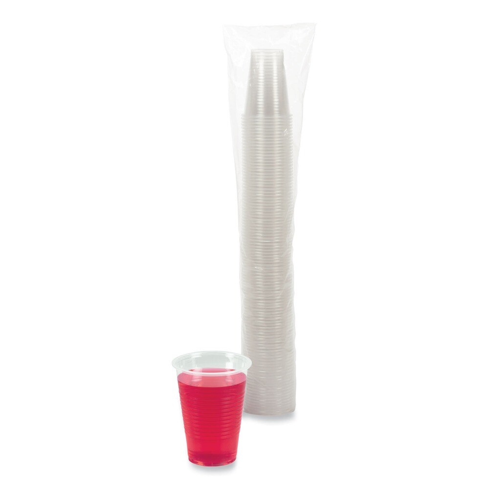 Boardwalk TRANSCUP9PK 9 oz. Polypropylene Cold Cups - Translucent (100/PK) New