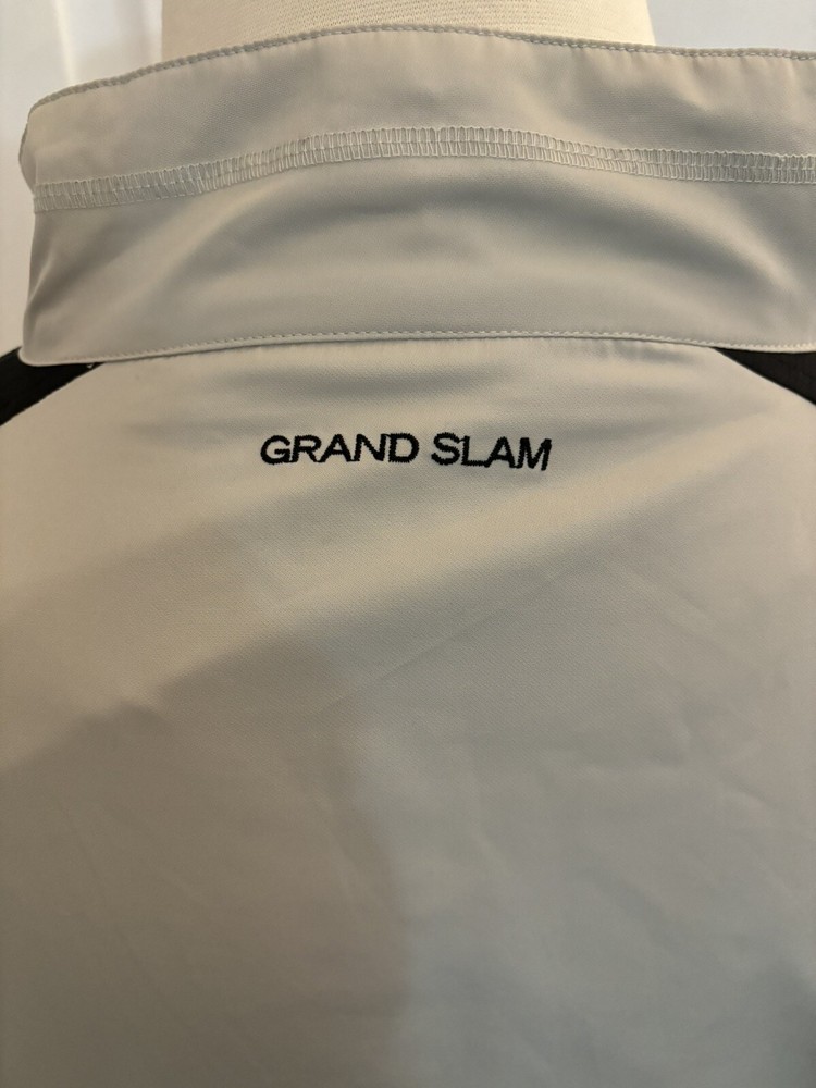 Grand Slam Jacket Men’s X Large Tan Quarter Zip Pullover Golf. Warm, Fall