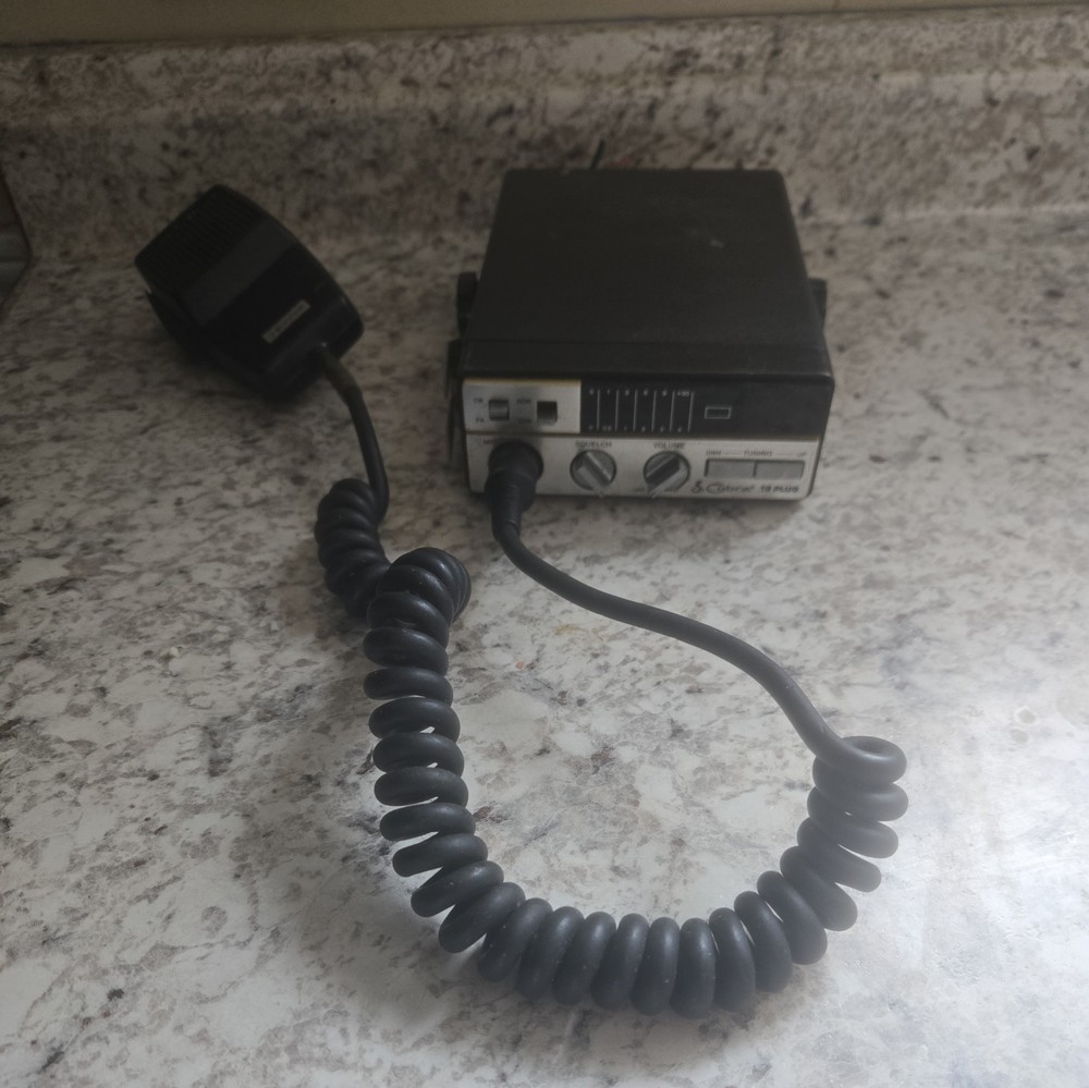 COBRA 19 PLUS CB RADIO + MICROPHONE tested