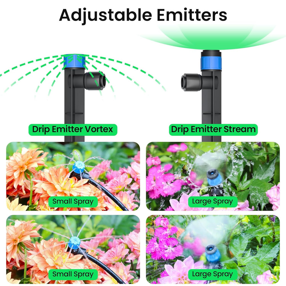 Drip Irrigation System,Quick Connector Garden Watering System Automatic Sprinkle