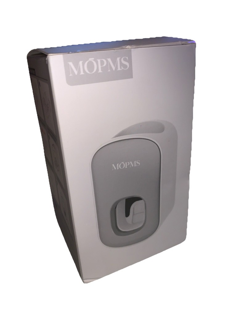 MOPMS Toothpaste Dispenser Wall Mounted for Bathroom Automatic Gray