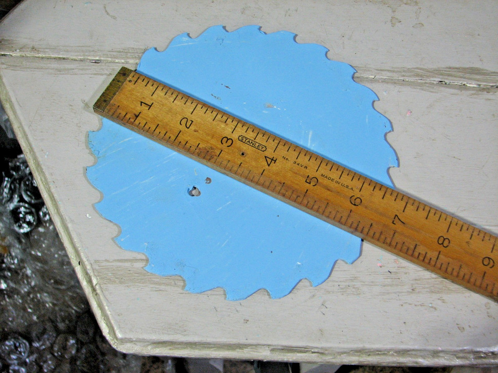 Beautiful Hand Painted Saw Blade