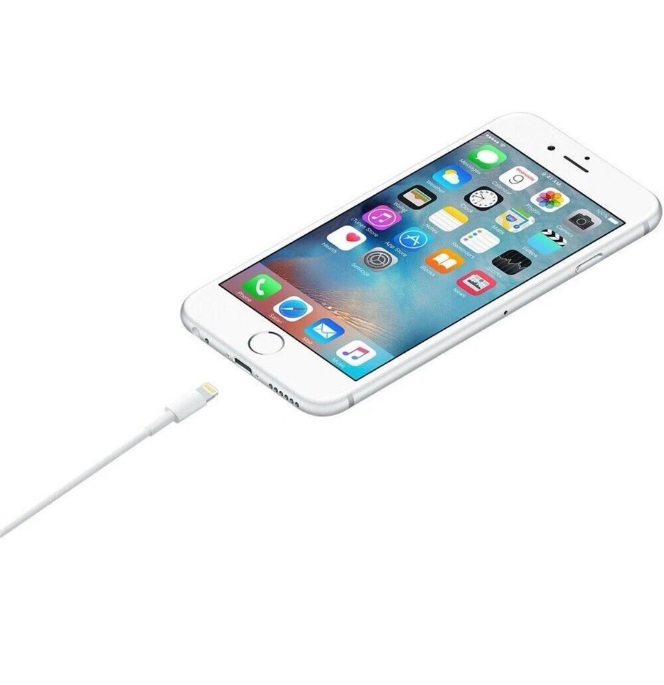 Cable USB-A Blanco 3FT Compatible con Apple iPhone