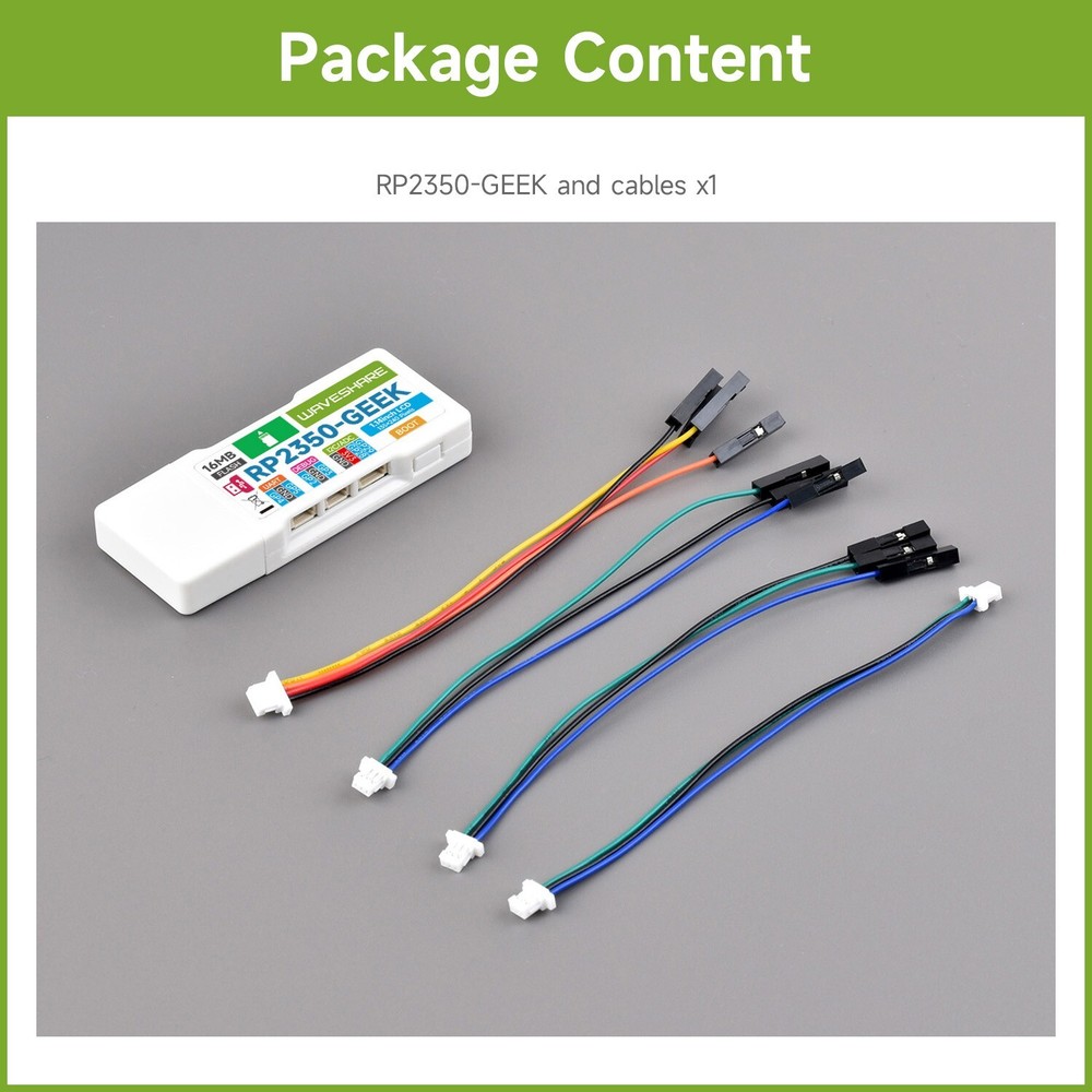 Waveshare RP2350-GEEK Development Board Based On RP2350 Microcontroller 1.14inch