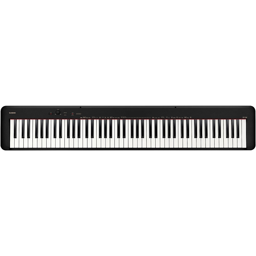 Casio CDP-S160 Compact Digital Piano Essentials Bundle Black