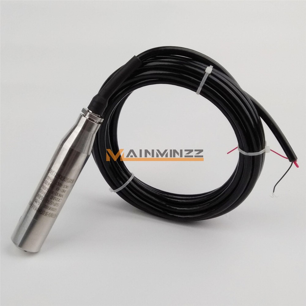 ONE NEW 4-20MA Water Level Transmitter Liquid Level Transducer Sensor 3.0m Range