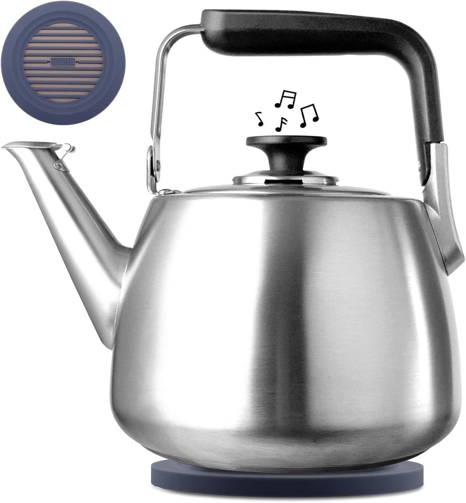 Tea Kettle Whistling Stovetop Tea Kettle Large Capacity Teapot Suits All Heat