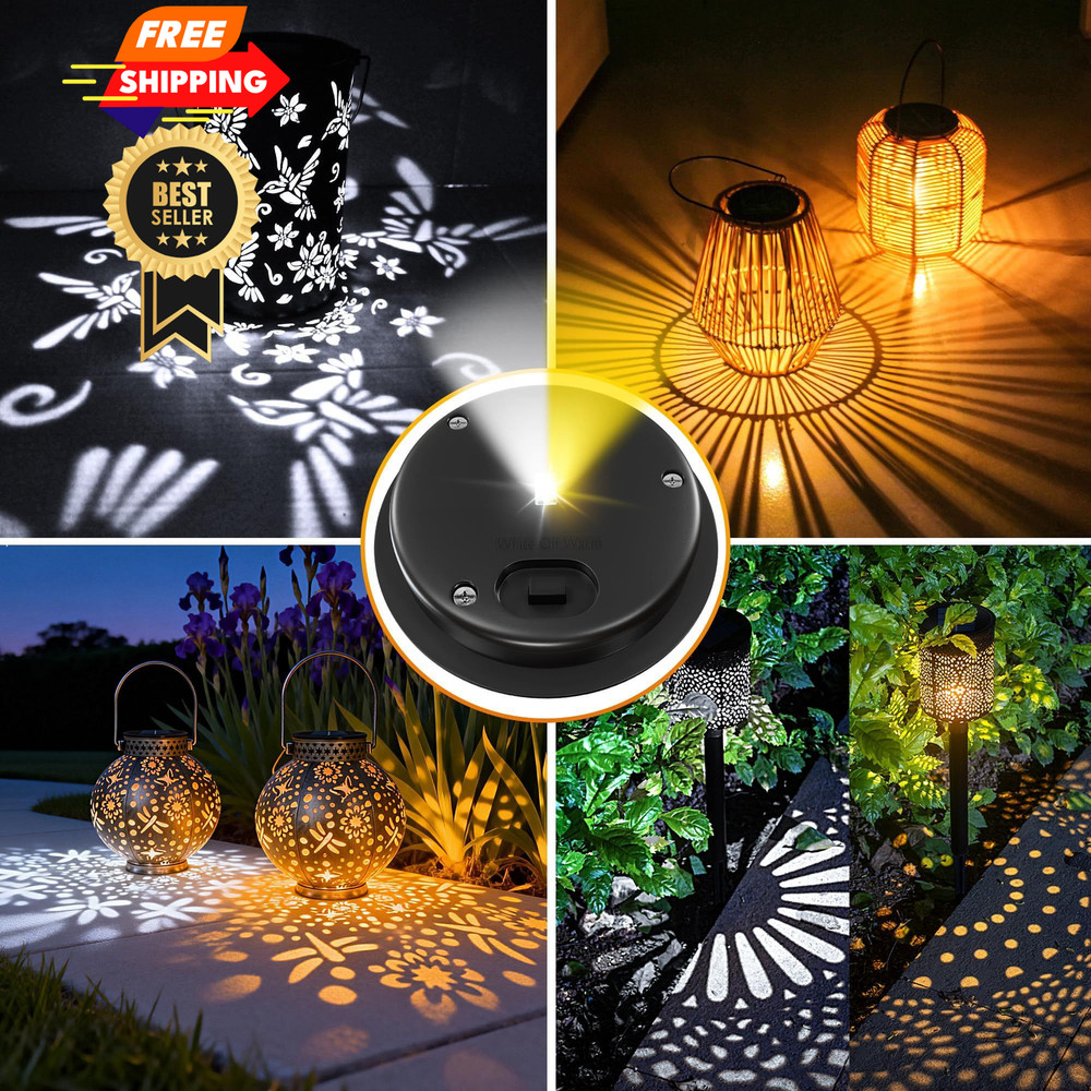 2 Pack Replacement Solar Light Parts for Lantern 3.35inch-2Pack, Warm White