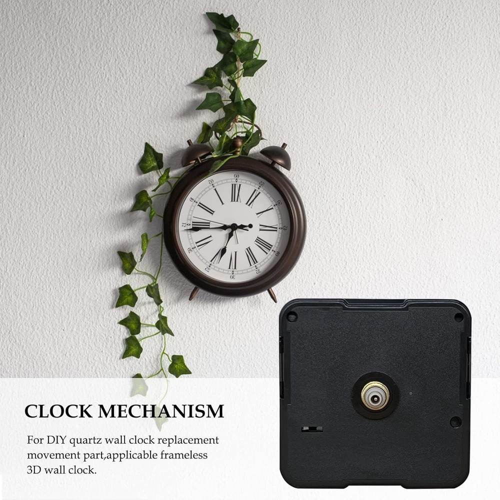 Quartz Clock Movement Replacement - Silent Operation with 12mm Shaft
