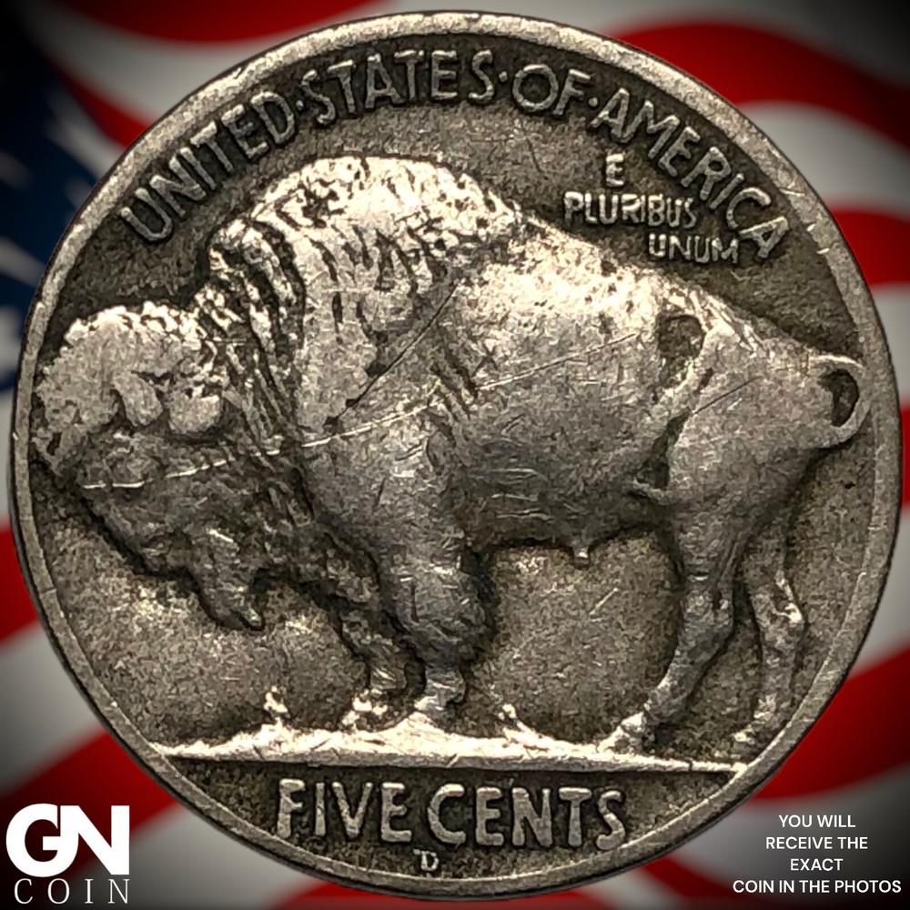 1918 D Buffalo Nickel X7726