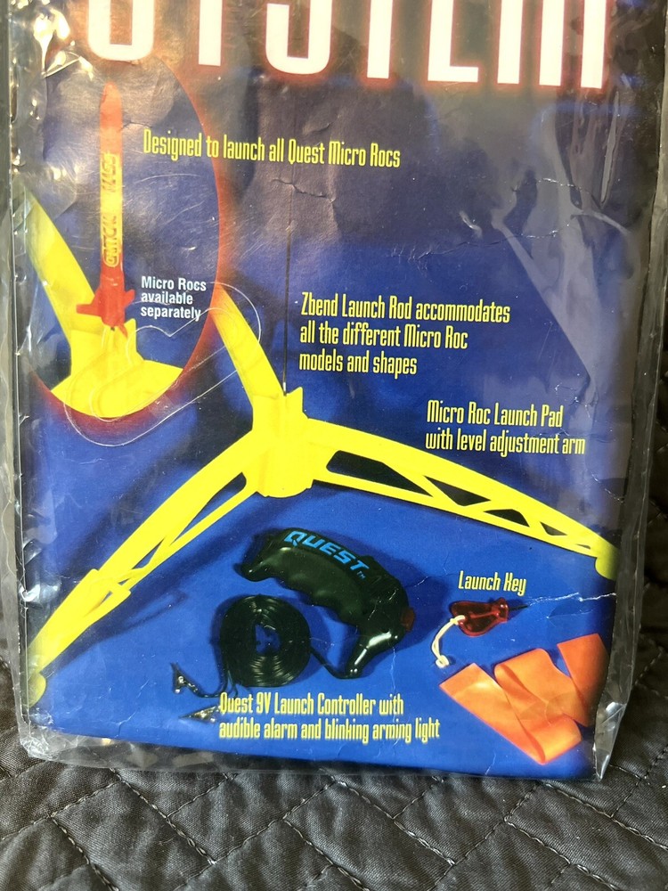 Quest Micro Roc Complete Launch System 9V Controller w/ Alarm & Blinking Light