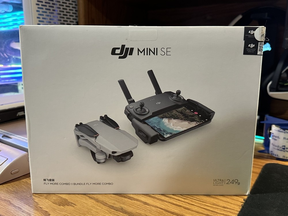 DJI Mini SE Empty Box and empty case