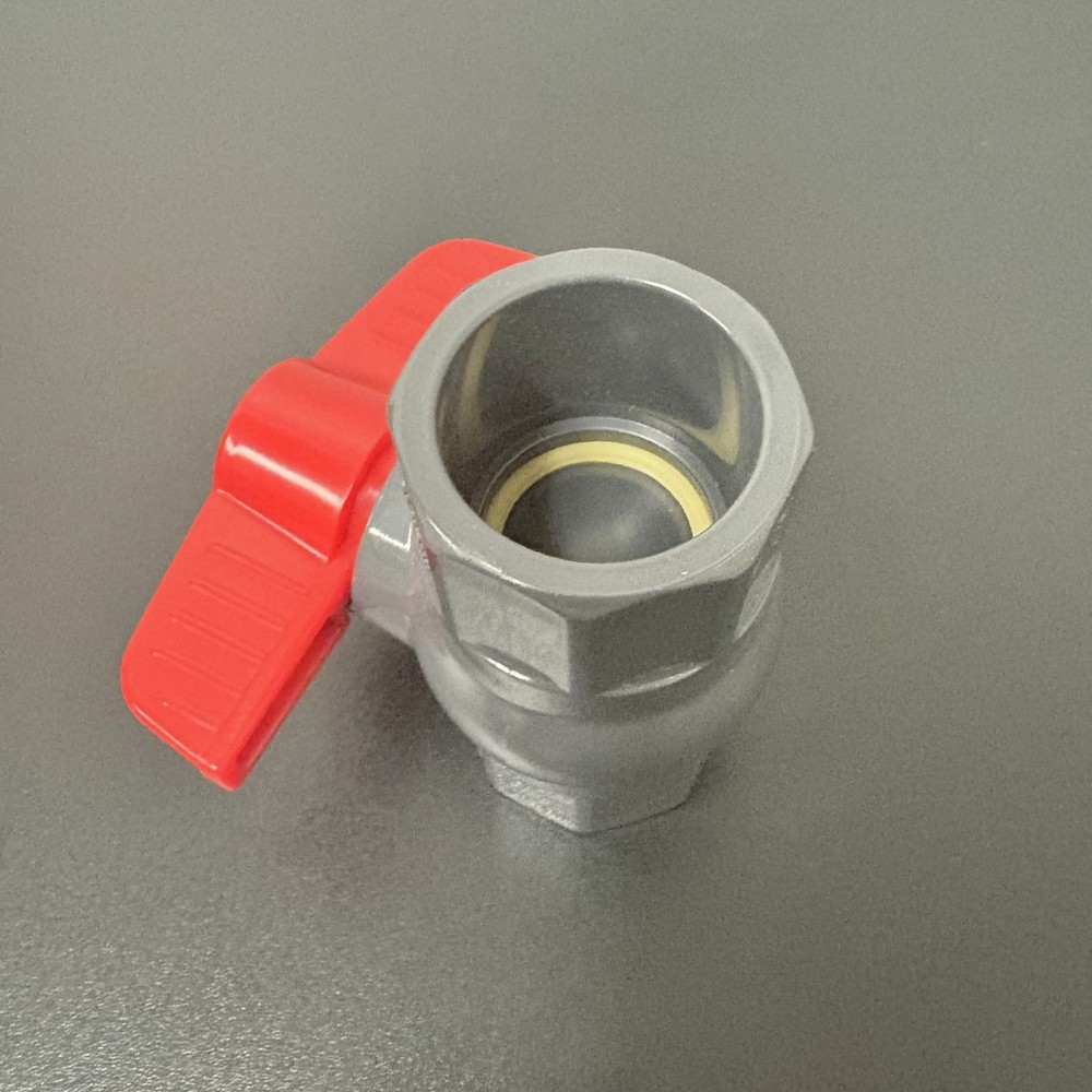 IPEX 1" PVC Socket Compact Ball Valve, Gray (New Open Box)