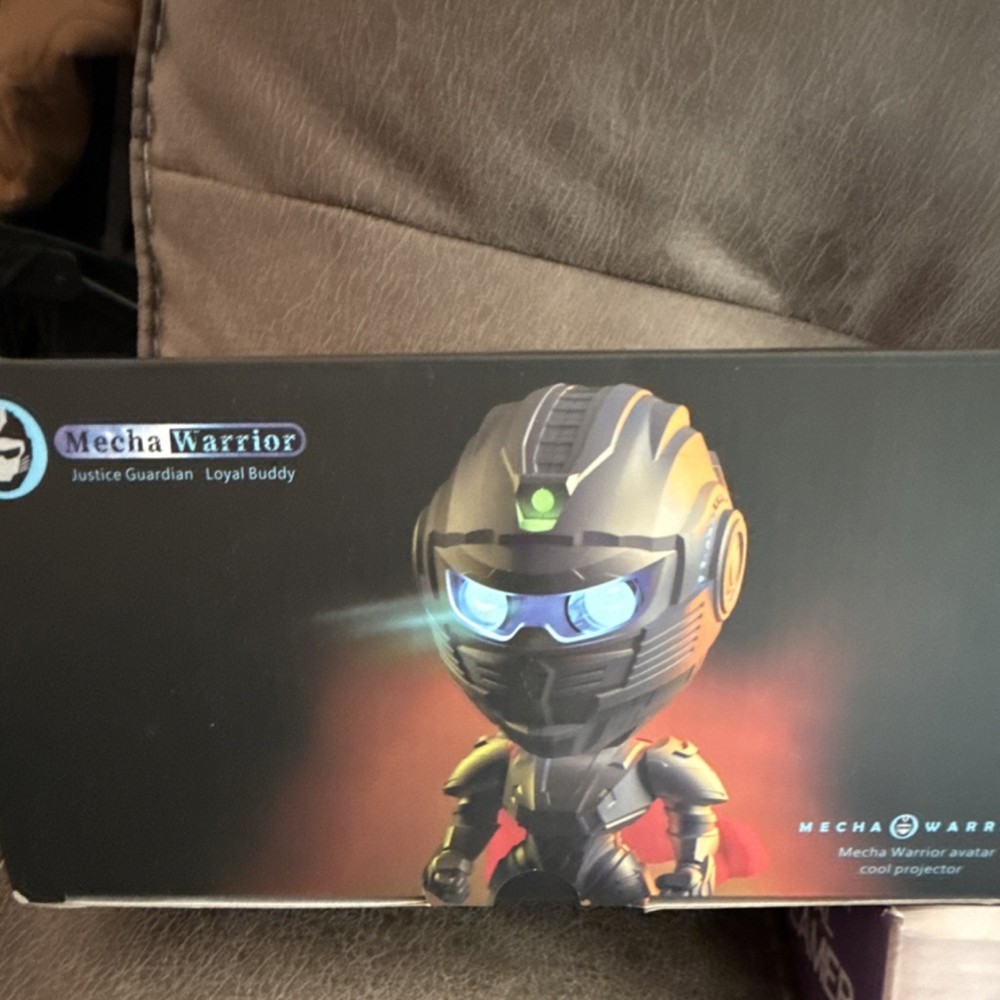 Mecha Warrior Bluetooth Star/nebula/ambient Light Buddy