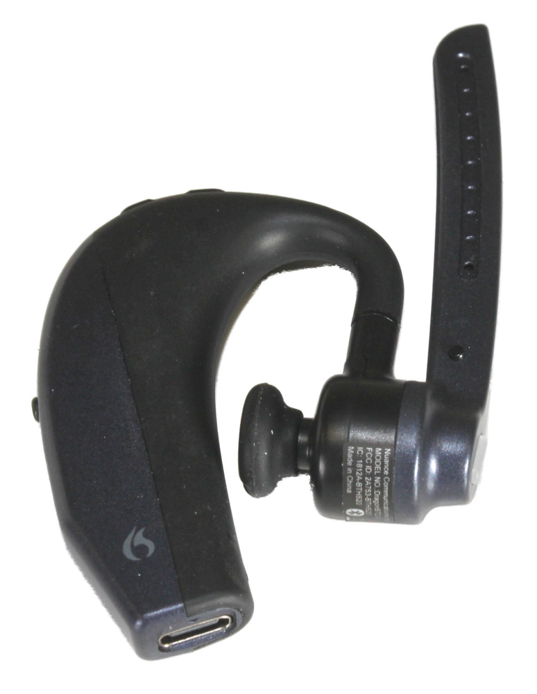 NUANCE Dragon 2 HS-BLUE-DBT2 Wireless Bluetooth Single-Ear Headset | Black