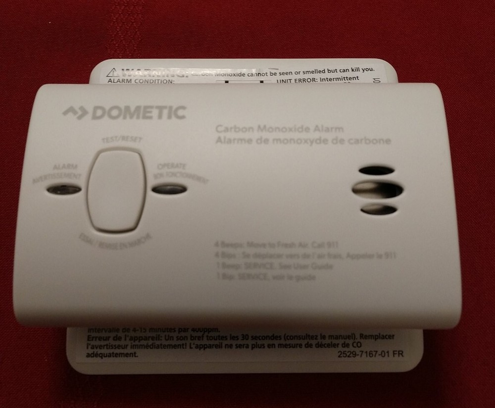 Dometic RV Carbon Monoxide Detector Non-Digital Alarm System 900-0143-LPM