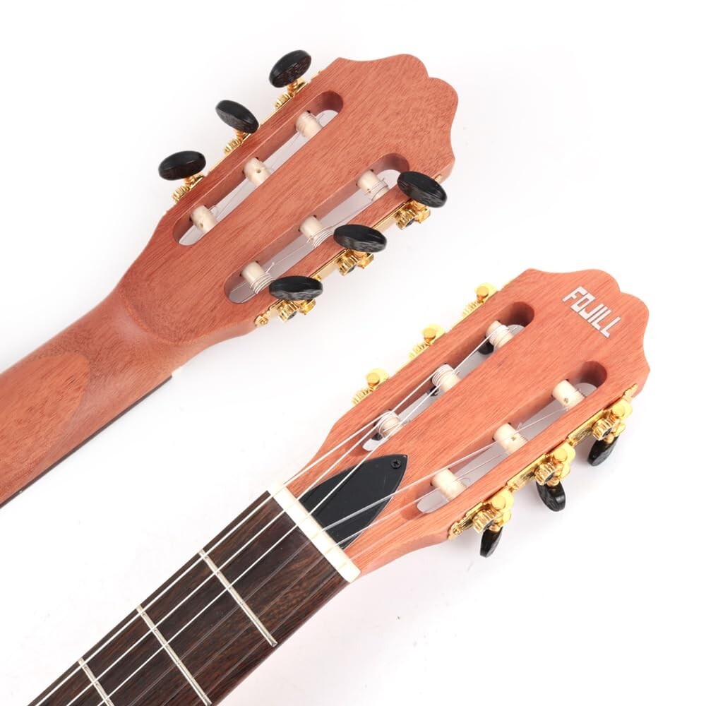 electric classical guitar Silent nylon string travel portable built in effect