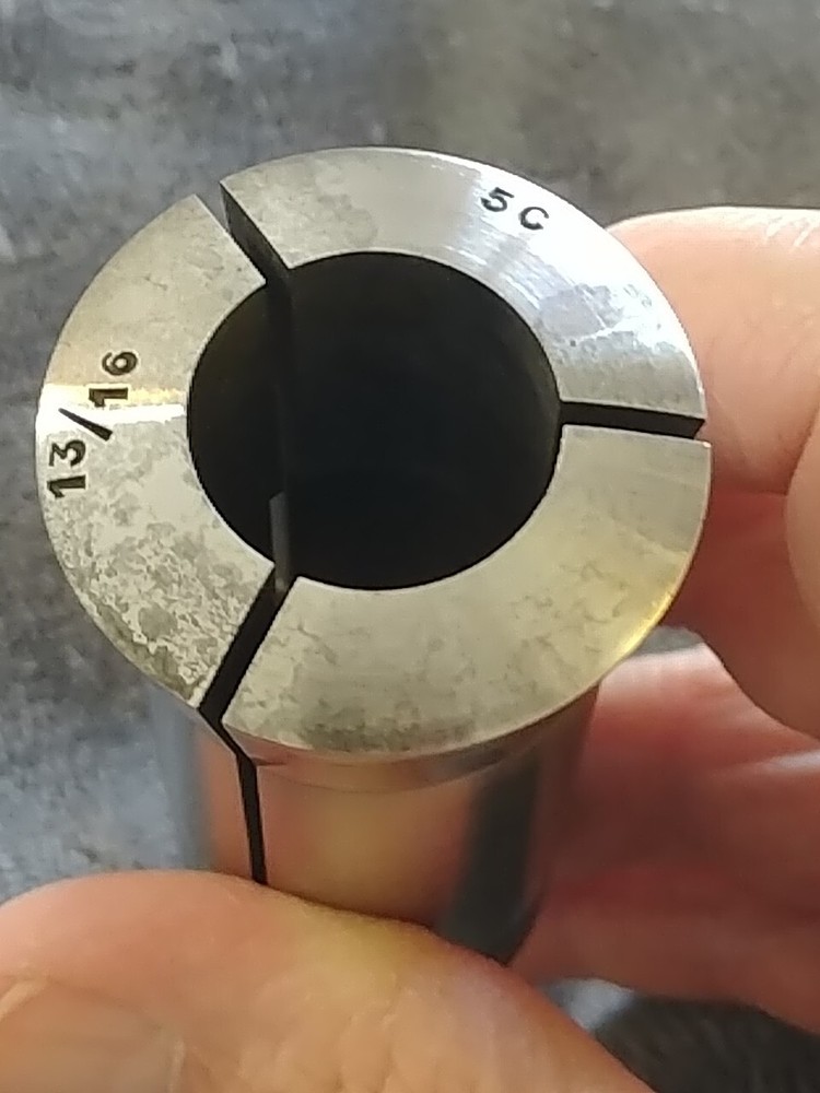 13/16" 5C Round Collet External Threads Only, Elgin brand
