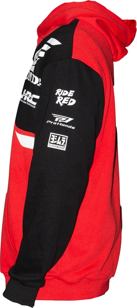 D'Cor Visuals Honda Team 2 Mens Pullover Sweatshirt Red