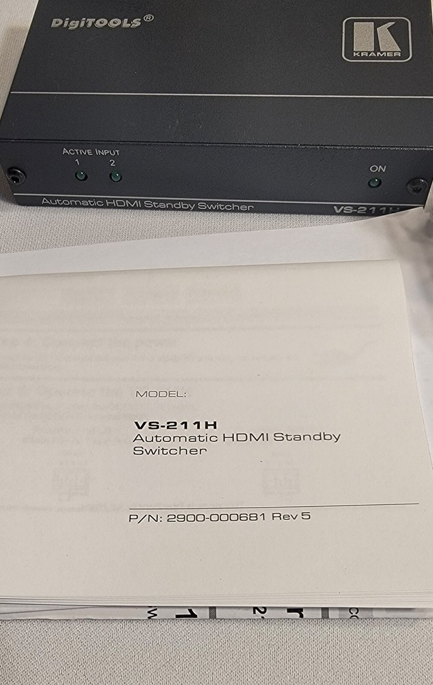 New Kramer Electronics HDMI Switch VS-211H k125