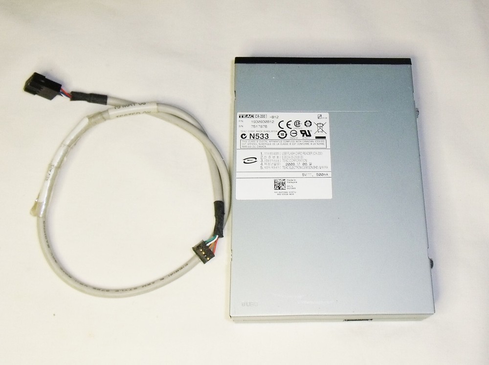 Teac CA-200 Internal USB MB connected Media Card Reader with cable (2008)