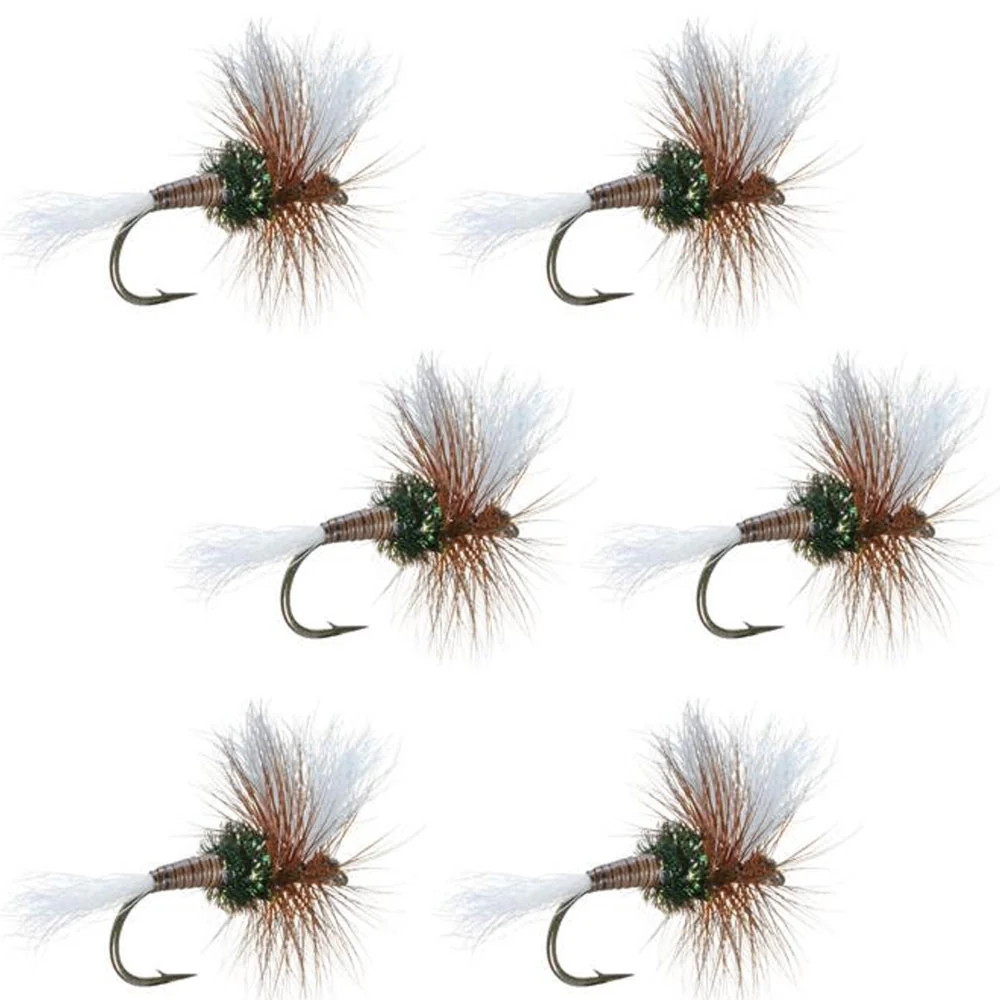 H & L Variant Classic Dry Fly - 6 Flies Hook Size 14
