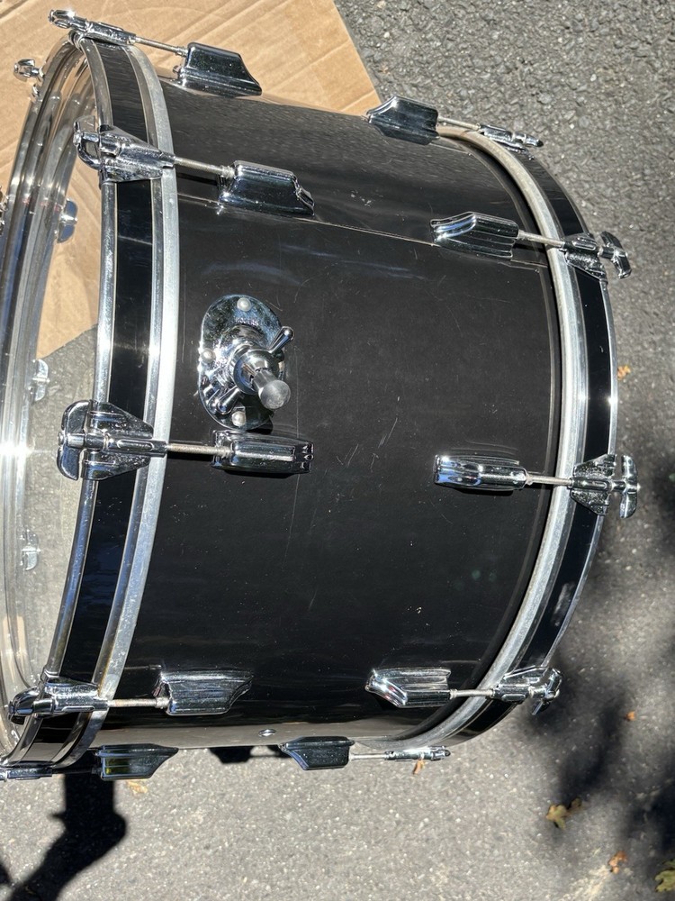 Rogers 24” Bass Drum Black Script USA
