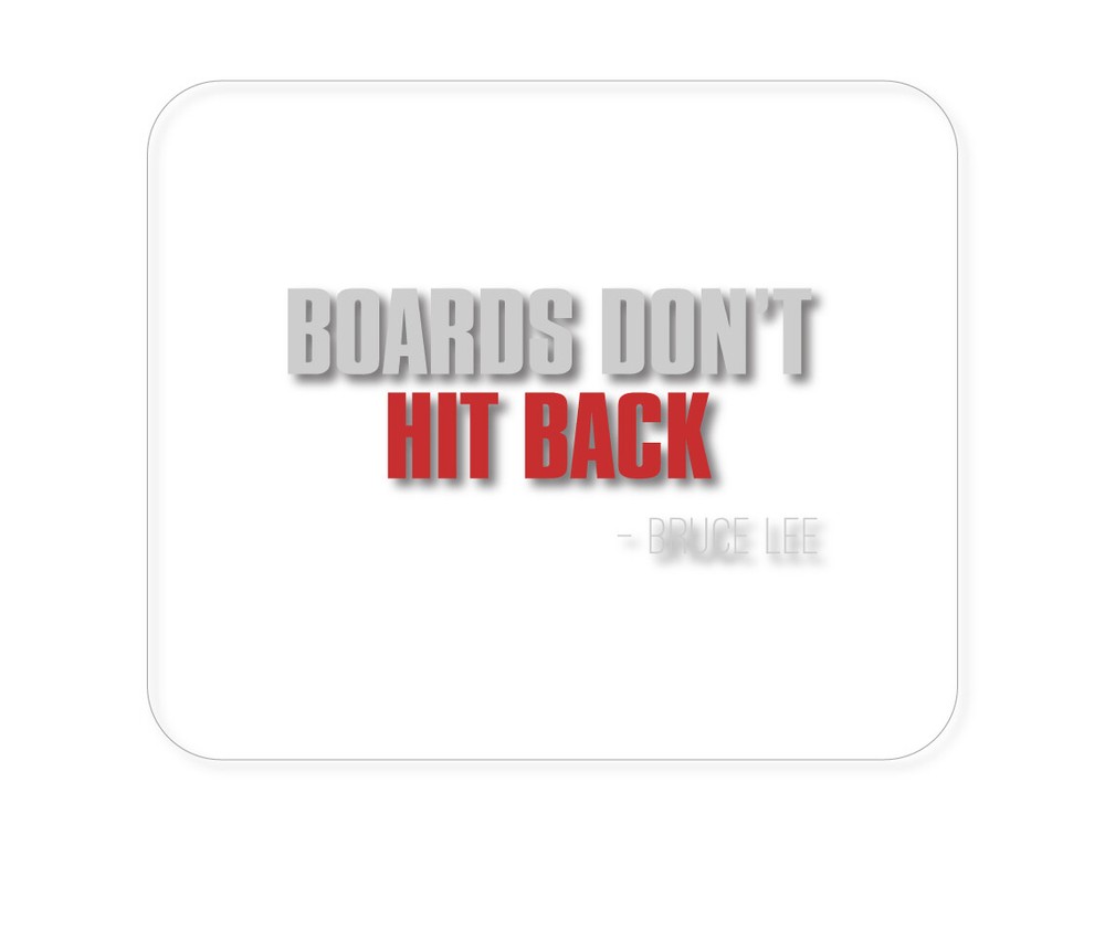 CUSTOM Mouse Pad 1/4 - Boards Don't Hit Back