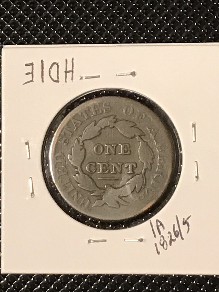 1826/5 Coronet Cent G **LOWEST PRICED**