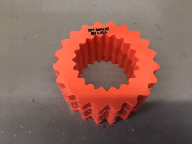 6H SOLID SUREFLEX COUPLING HYTREL INSERT