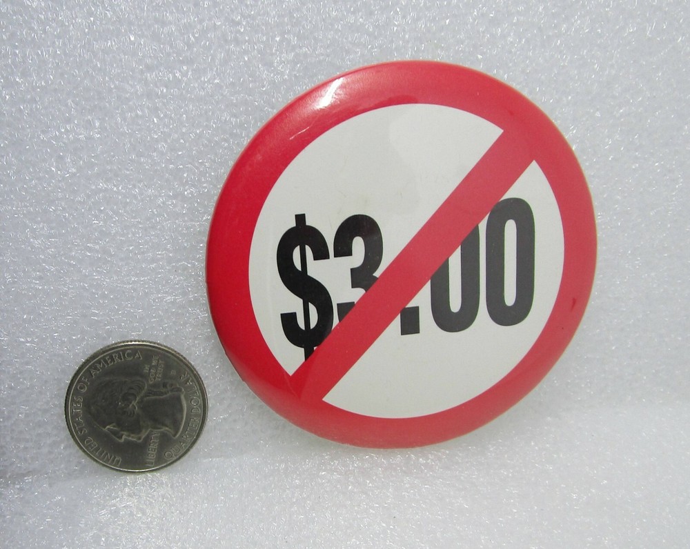 No $3.00 Button Pin