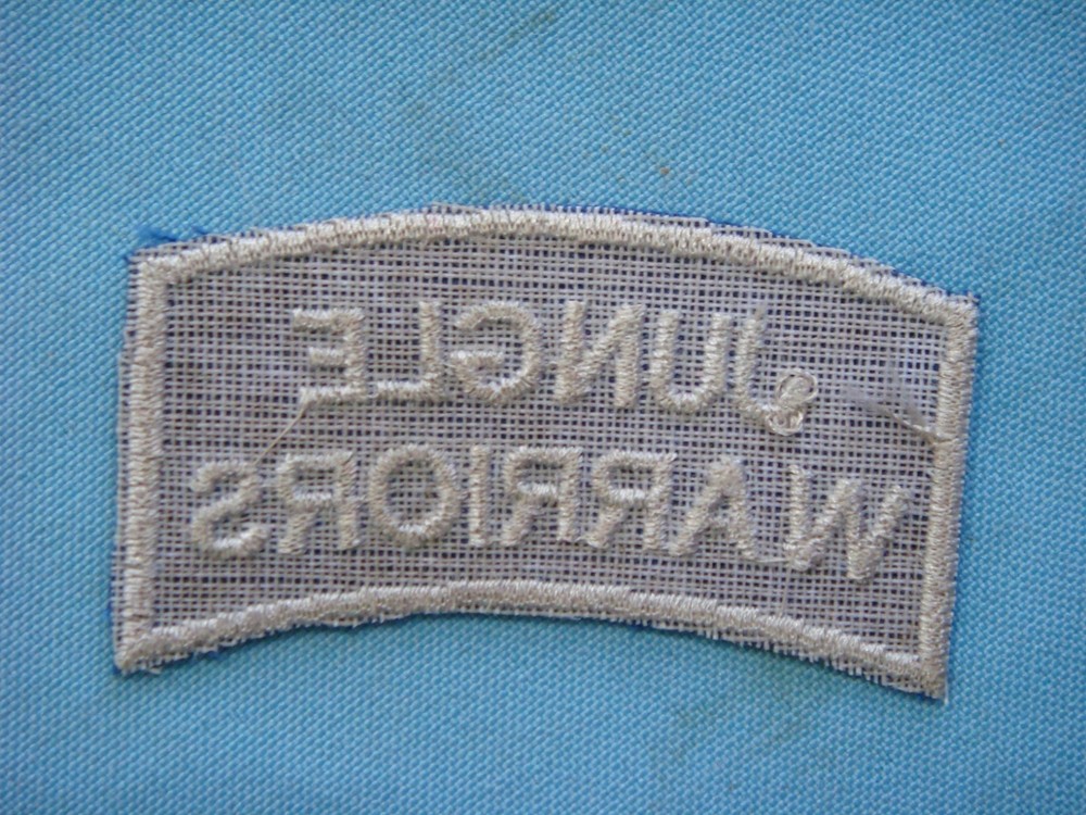 US JUNGLE WARRIORS VIETNAM WAR TAB PATCH