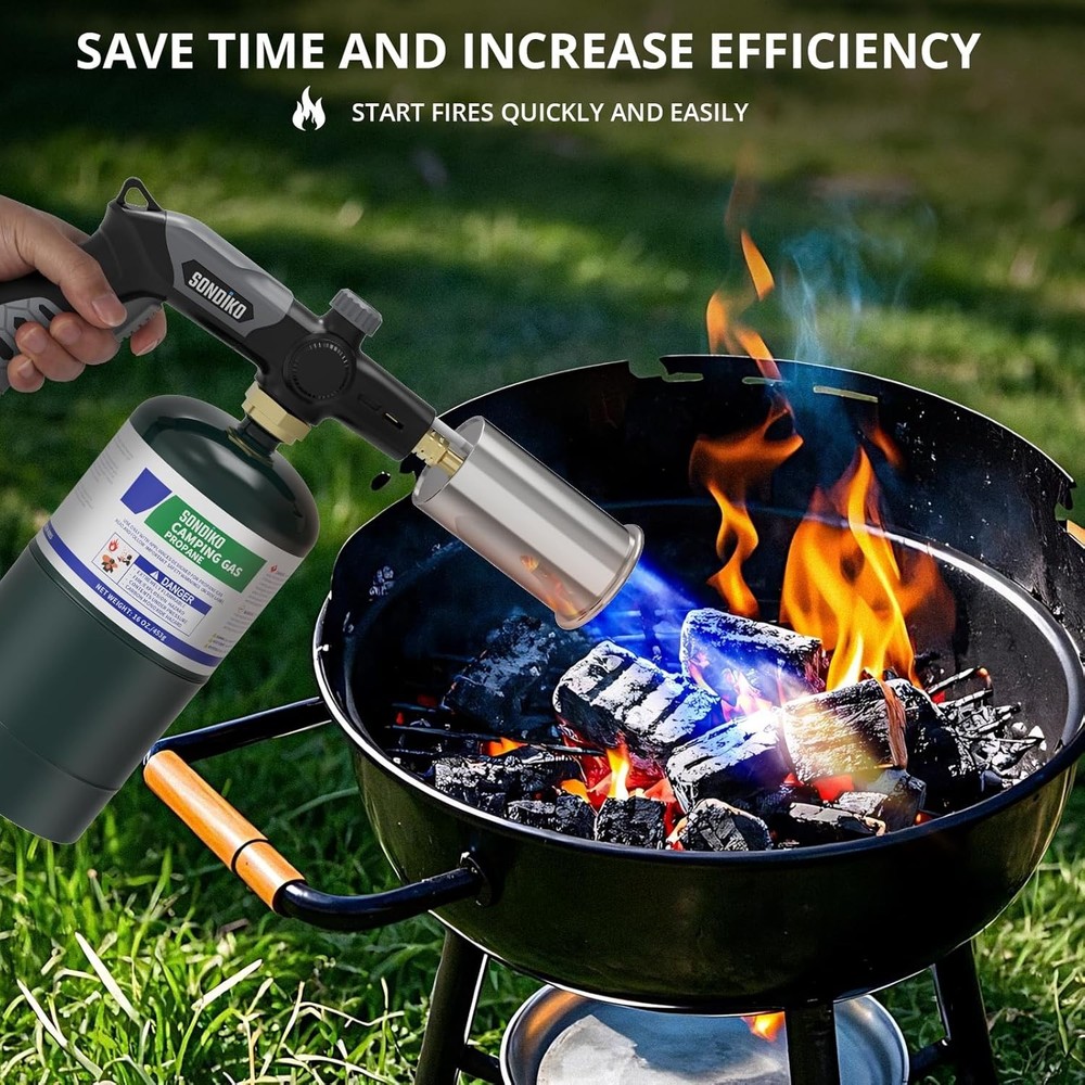 Versatile Cooking Propane Torch - Searing, Roasting, Melting