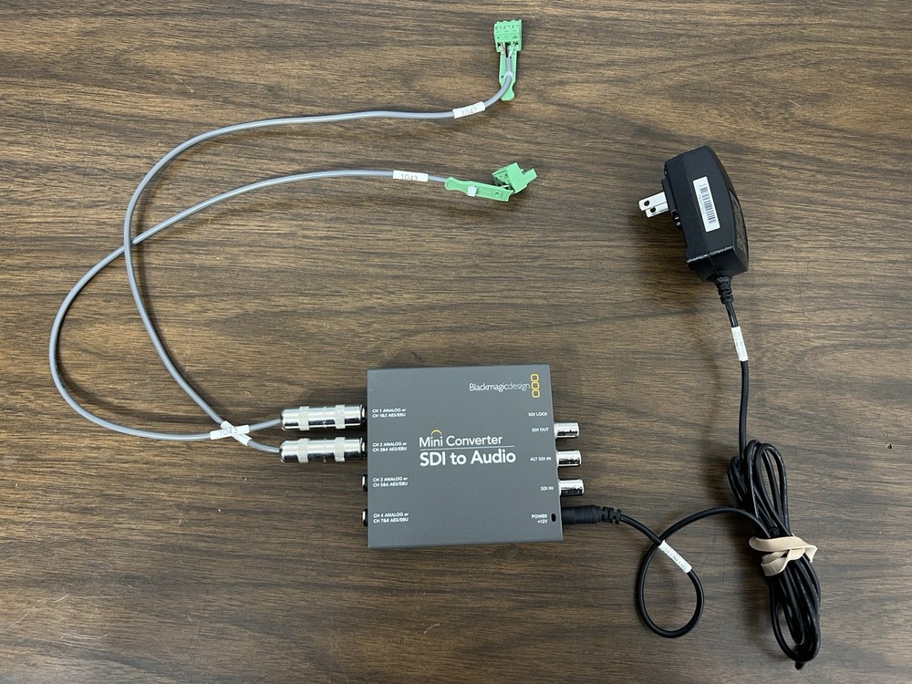 Blackmagic Design SDI to AUDIO Mini Converter WORKING !!