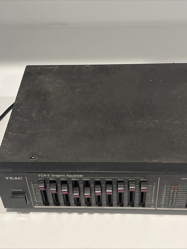 TEAC EQA-5 10-Band Stereo Graphic Equalizer - Used, Powers On