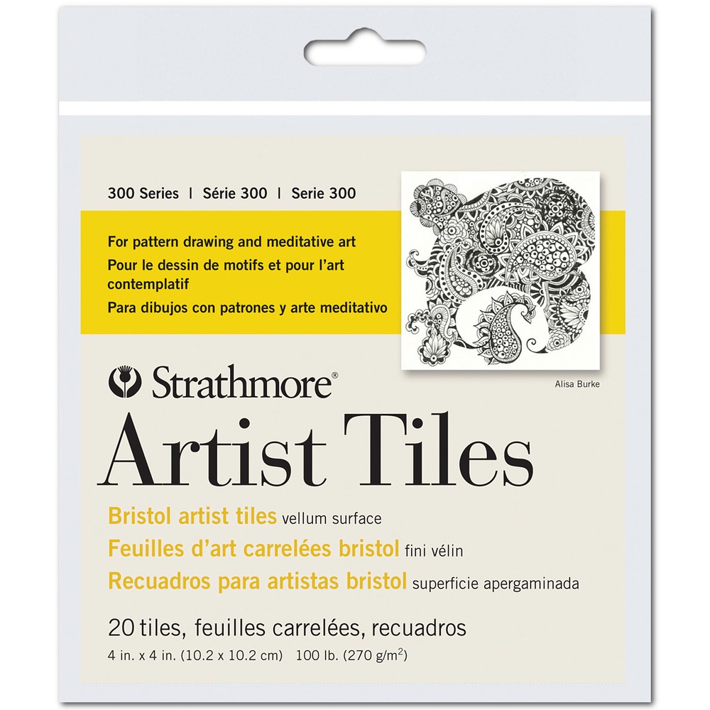 Strathmore Artist Tile Pack Bristol Vellum