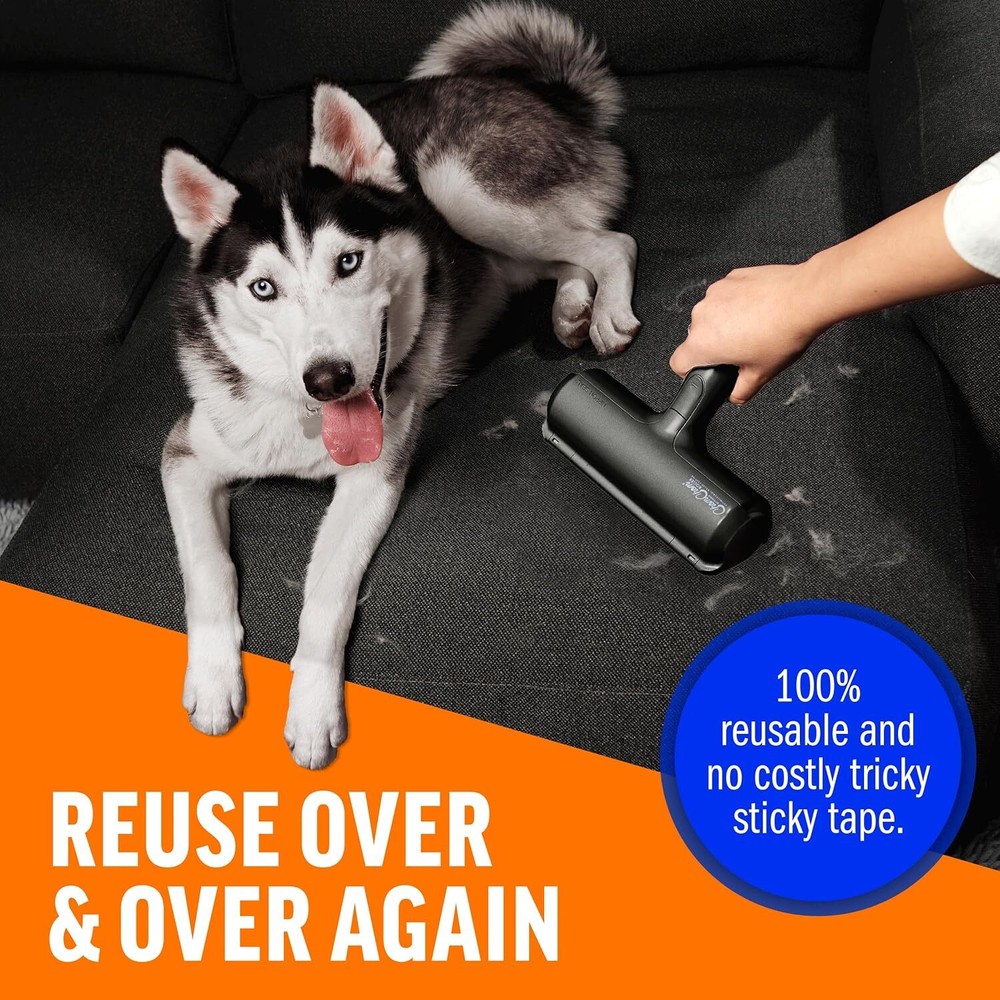 Chom Chom Roller Pet Hair Remover - Reusable Multi-Surface Fur Tool