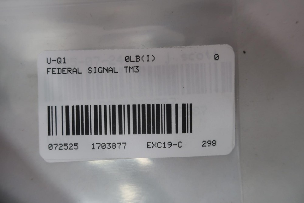 Federal Signal TM3 Selectone Tone Module