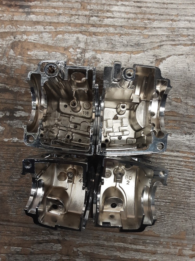 Harley Davidson Front Left Right Hand Control Switch Pack Covers Chrome