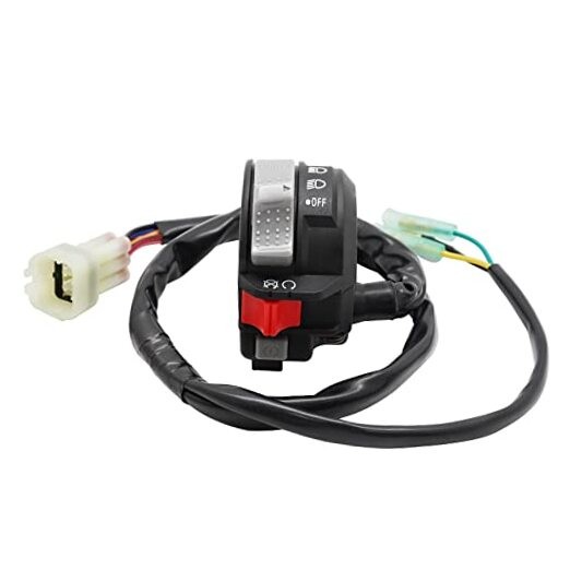 Handlebar Switch Control Start Stop Kill Headlight Button for Yamaha Breeze
