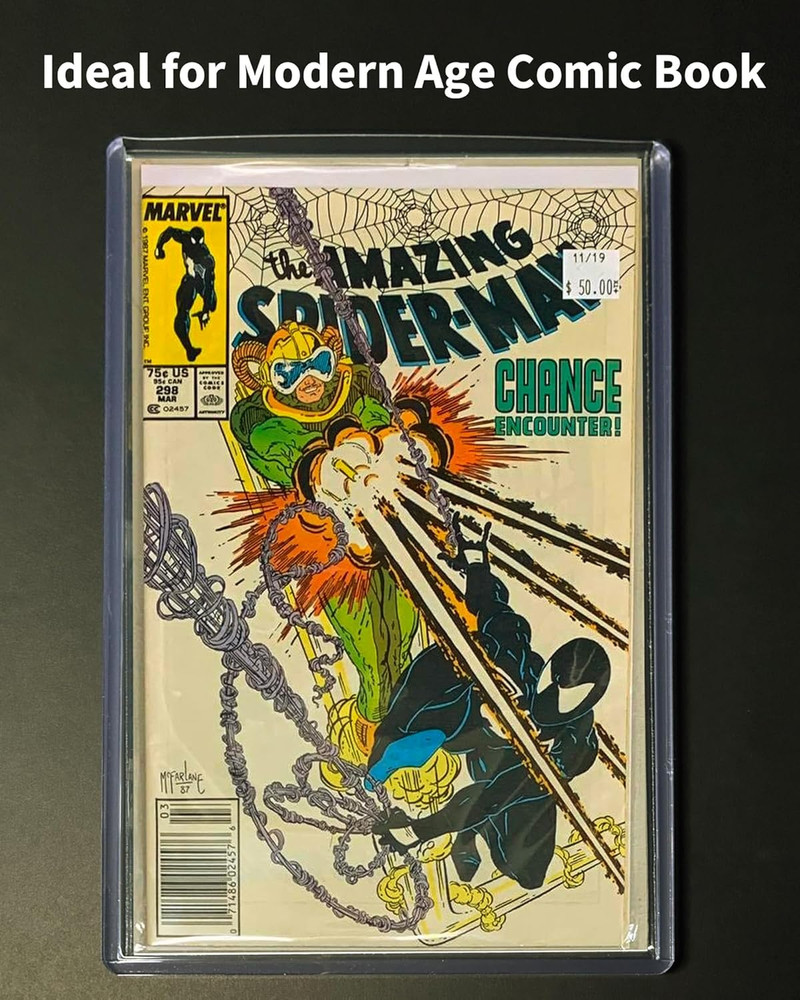 Comic Book Top Loaders for Current, Current Comic, Clear Light Blue