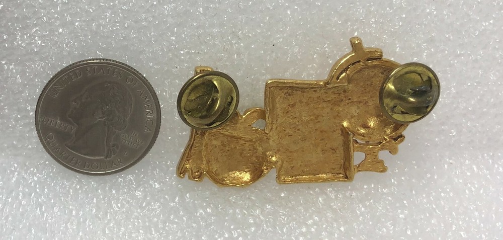 I Love School - Globe - Apple - Ruler Pin