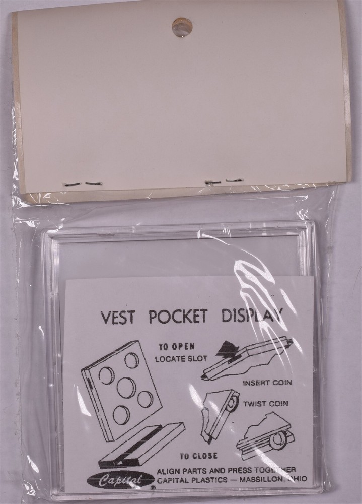 Capital Plastics 5.00$ Gold Holder