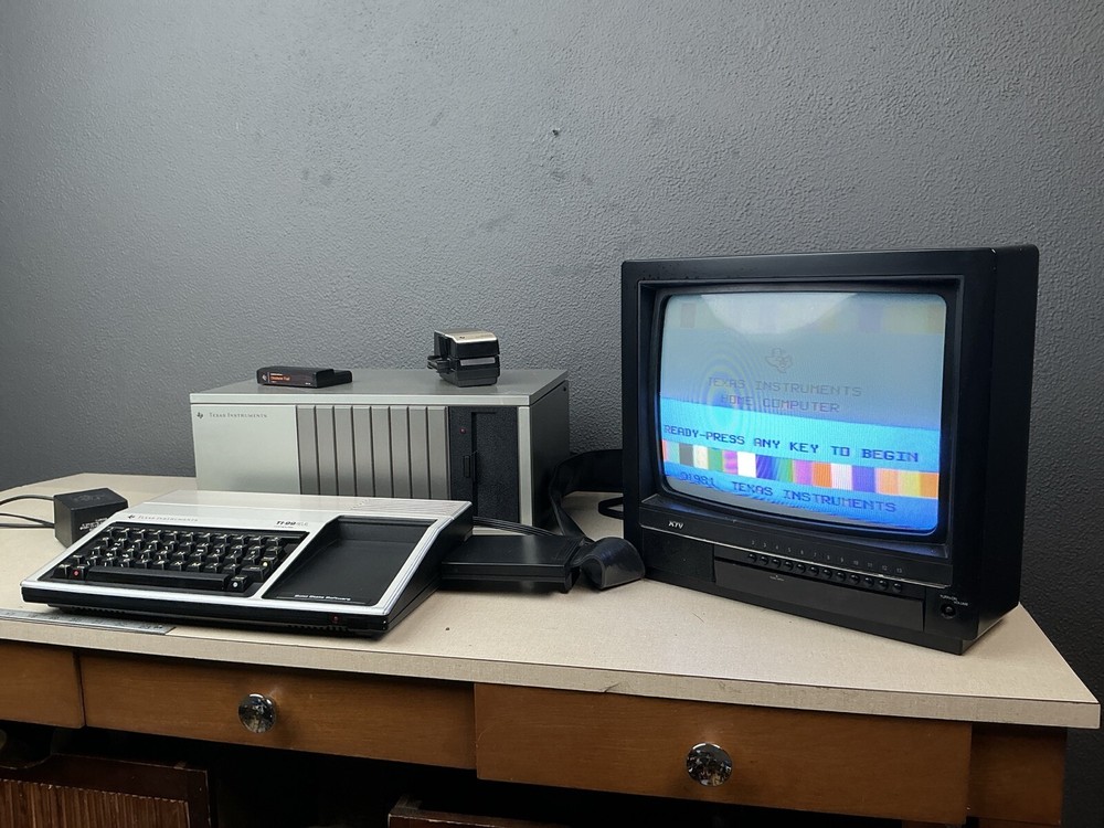 Texas Instruments 99/4A Home Computer w/ PHP1200 Peripheral Expansion System