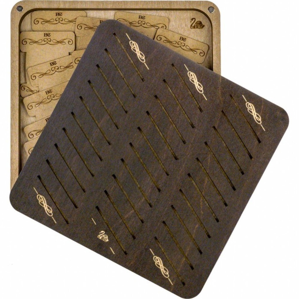 Plywood Needlework Box + 32 spools Needlework Organizer Thread/Floss organizer