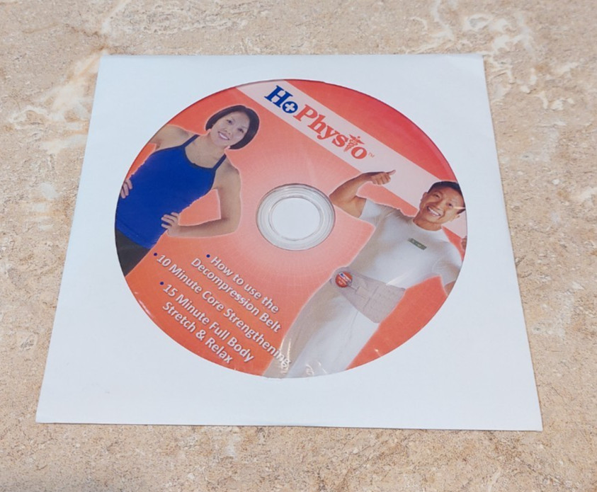 DR Ho HoPhysio Decompression Belt Instructions + Exercise CD Core Strengthening