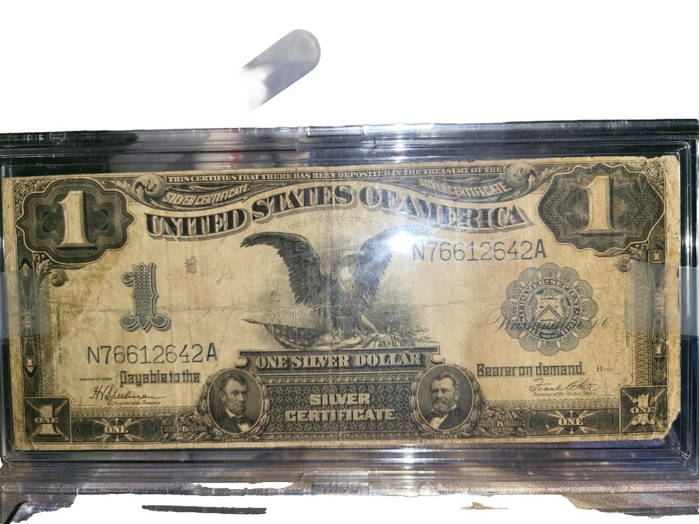1899 $1 One Dollar Black Eagle Silver Certificate Note Fr#236