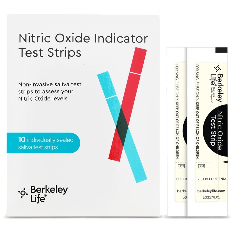 10 Pack Nitric Oxide  Strips for Men & Women - Quick Saliva Testing Solution