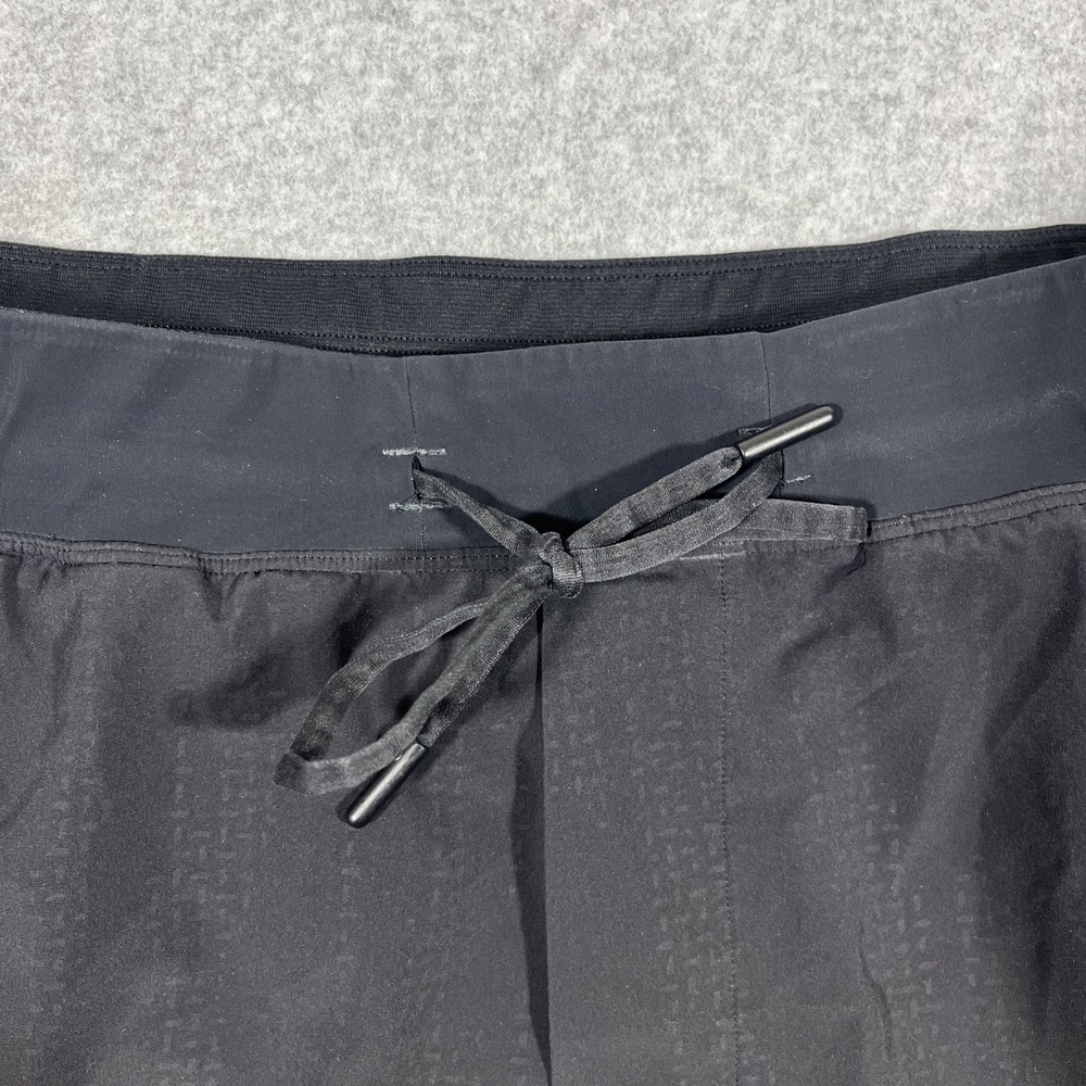 Lululemon T.H.E. Shorts Men Sz M Black Grey 9" Solid Performance Lined